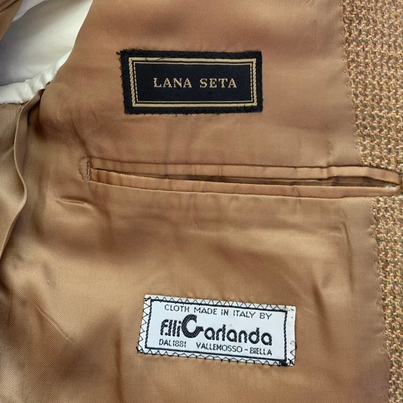 MABRA x SARTORI ATELIER Blazer Sports Coat Vintage Silk‎ Tweed Blazer Jacket 40R - Picture 13 of 16